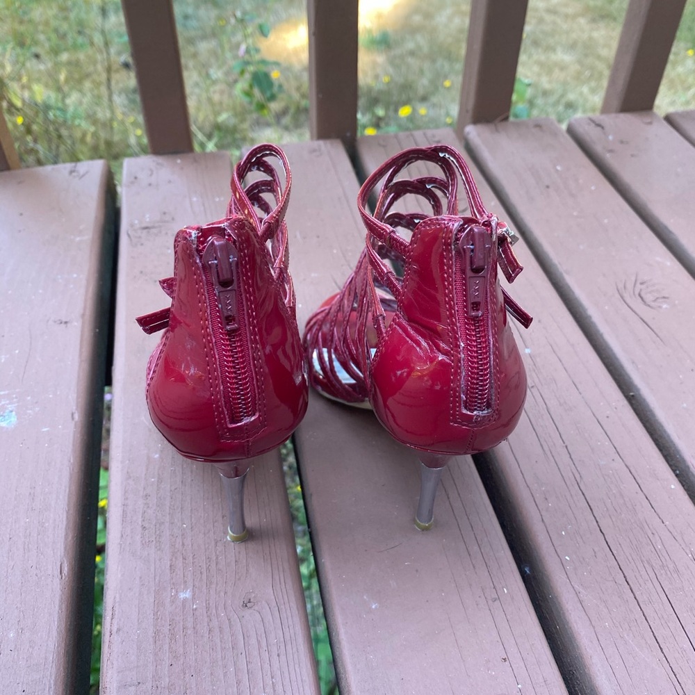 Sexy red heel pumps see through size 6 - Picture 3 of 4